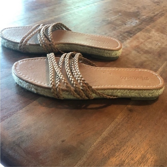 Madewell Sandals The Kathryn Espadrilles Slides - Picture 7 of 8